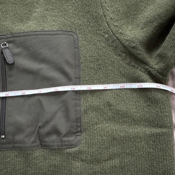 Men's Maine Guide Lightweight Lambswool Sweater - Picture 7 of 8